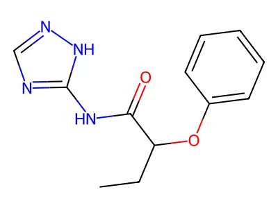 2-phenoxy-N-(1H-1,2,4-triazol-5-yl)butanamide structure