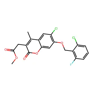 C20H15Cl2FO5 structure