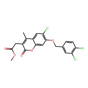 C20H15Cl3O5 structure