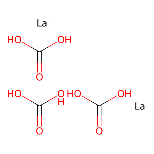 碳酸镧 structure