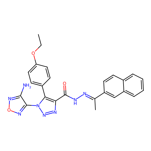 C25H22N8O3 structure