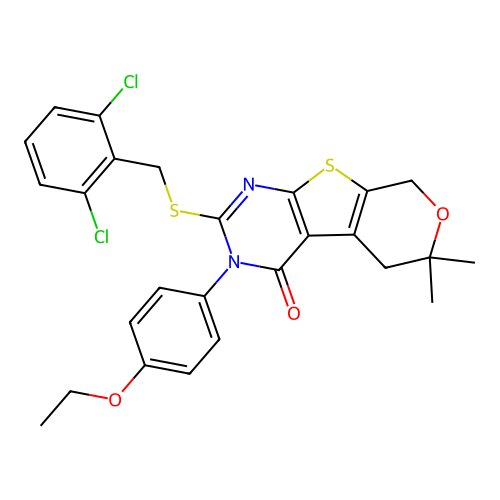 C26H24Cl2N2O3S2 structure