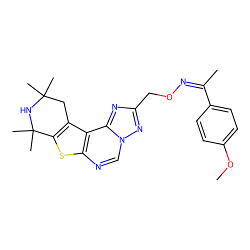 C24H28N6O2S structure