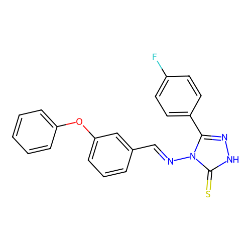 5-(4-Fluorophenyl)-4-((3-phenoxybenzylidene)amino)-4H-1,2,4-triazole-3-thiol structure