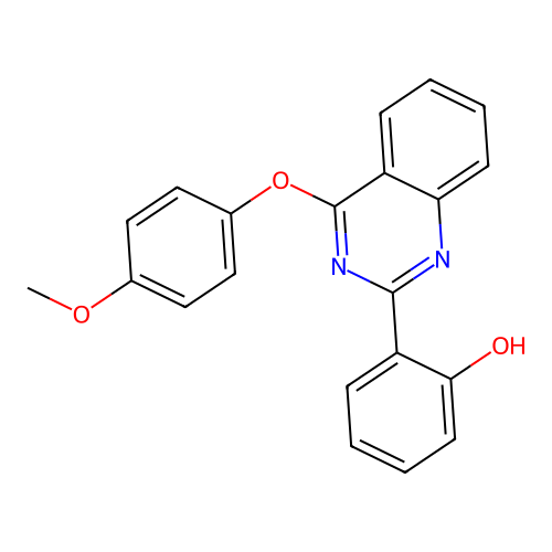 2-[4-(4-Methoxyphenoxy)quinazolin-2-yl]phenol structure