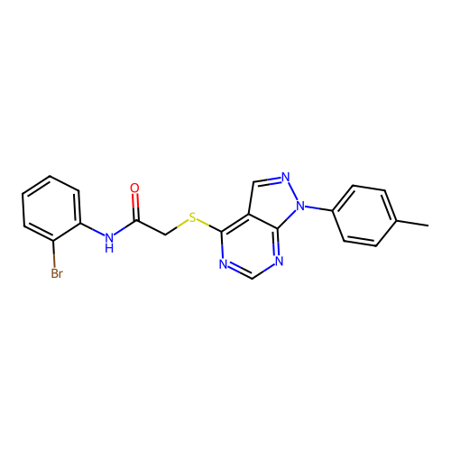 C20H16BrN5OS structure