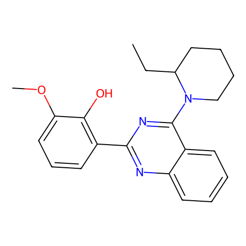 2-(4-(2-Ethylpiperidin-1-yl)quinazolin-2-yl)-6-methoxyphenol structure