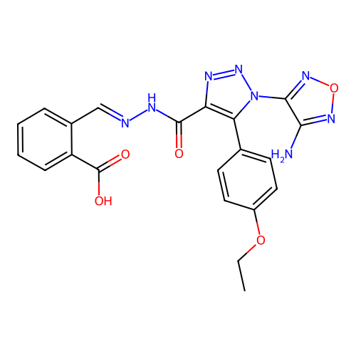C21H18N8O5 structure