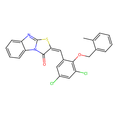 C24H16Cl2N2O2S structure