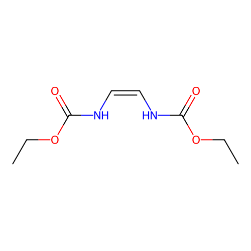 cis-n,n'-Dicarbethoxy-1,2-diaminoethene structure