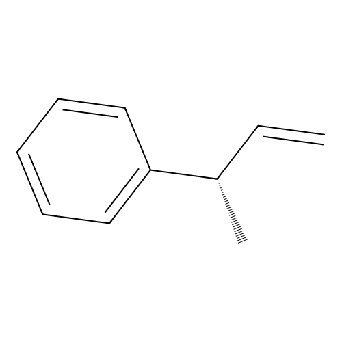 (+)-(S)-But-3-en-2-ylbenzene structure