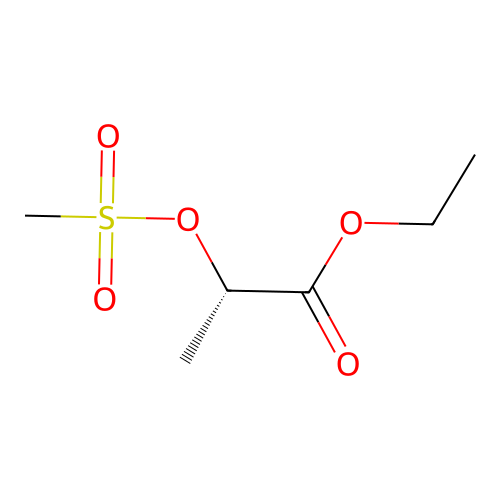 ethyl (2S)-2-methylsulfonyloxypropanoate structure