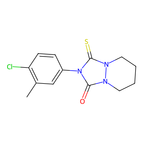C13H14ClN3OS structure
