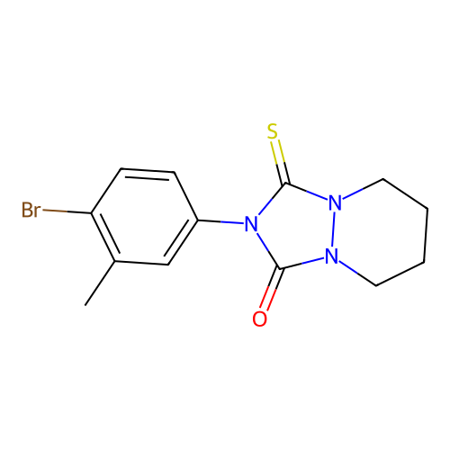 C13H14BrN3OS structure
