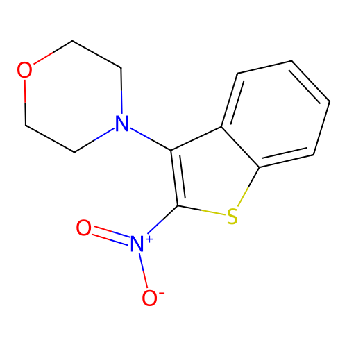 4-(2-Nitro-1-benzothiophen-3-yl)morpholine structure