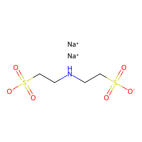 Disodium 2,2'-iminobis(ethanesulphonate) structure