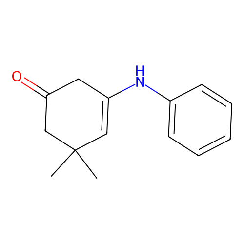 5,5-Dimethyl-3-(phenylamino)cyclohex-3-en-1-one structure