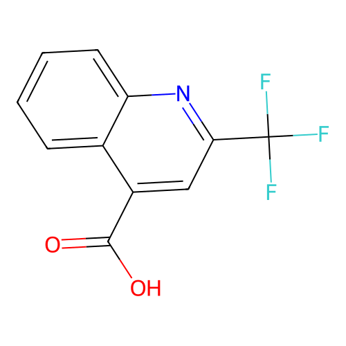 2-(Trifluoromethyl)quinoline-4-carboxylic acid structure