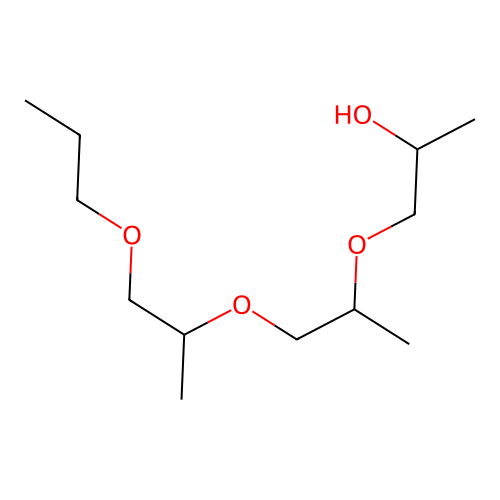 Propanol, 1(or 2)-(methyl-2-(methyl-2-propoxyethoxy)ethoxy)- structure