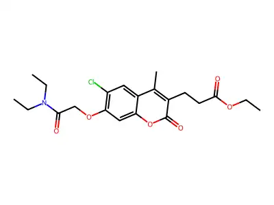 C21H26ClNO6 structure