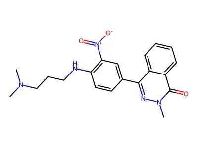 4-[4-[3-(Dimethylamino)propylamino]-3-nitrophenyl]-2-methylphthalazin-1-one structure