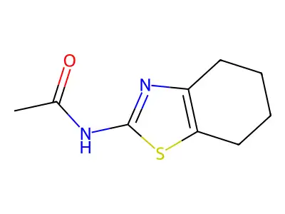 N-(4,5,6,7-tetrahydro-1,3-benzothiazol-2-yl)acetamide structure