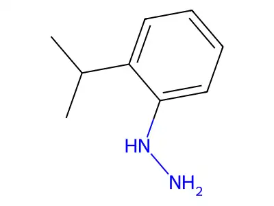 2-Isopropylphenylhydrazine structure