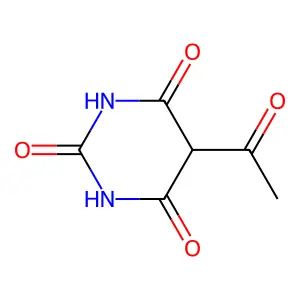 5-acetylpyrimidine-2,4,6(1H,3H,5H)-trione structure