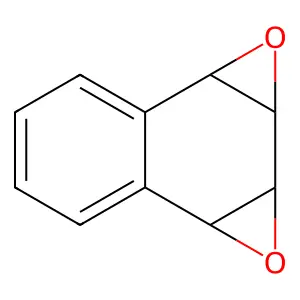 Naphtho(1,2-b:3,4-b')bisoxirene, 1a,1b,2a,6b-tetrahydro-, (1aR,1bR,2aR,6bR)-rel- structure