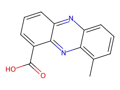 9-methylphenazine-1-carboxylic Acid structure