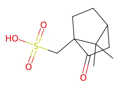 樟脑磺酸 structure