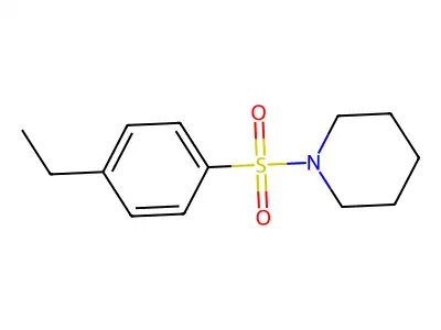 1-(4-Ethylphenyl)sulfonylpiperidine structure