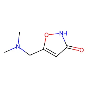 5-((Dimethylamino)methyl)-3(2H)-isoxazolone structure