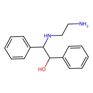 2-(2-Aminoethylamino)-1,2-diphenylethanol structure