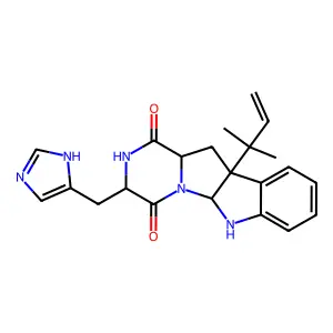 3,12-Dihydroroquefortine structure