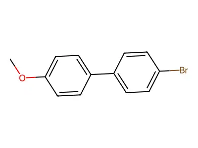 4-Bromo-4'-methoxybiphenyl structure