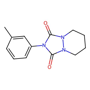 1H-(1,2,4)Triazolo(1,2-a)pyridazine-1,3(2H)-dione, tetrahydro-2-(3-methylphenyl)- structure