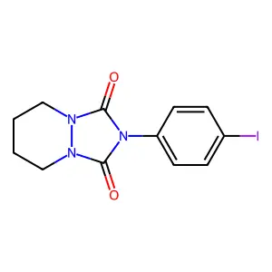 2-(4-Iodophenyl)tetrahydro-1h-[1,2,4]triazolo[1,2-a]pyridazine-1,3(2h)-dione structure