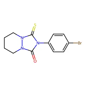Triazolidinonethione structure