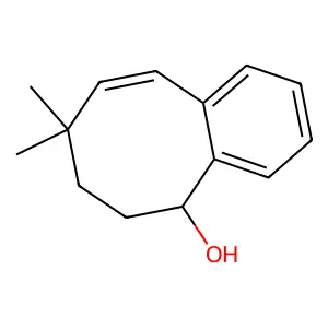 5-Benzocyclooctenol, 5,6,7,8-tetrahydro-8,8-dimethyl-, (Z)- structure