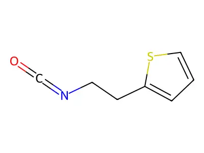 2-(2-Isocyanatoethyl)thiophene structure