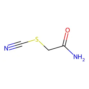 2-Amino-2-oxoethyl thiocyanate structure