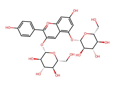天竺葵苷 structure