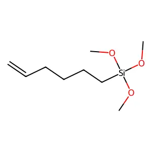 5-Hexenyltrimethoxysilane structure