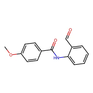 N-(2-Formylphenyl)-4-methoxybenzamide structure