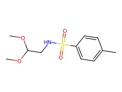 N-(2,2-dimethoxyethyl)-4-methylbenzenesulfonamide structure