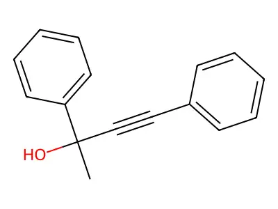 2,4-Diphenyl-but-3-yn-2-ol structure