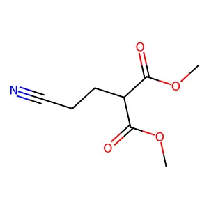 1,3-Dimethyl 2-(2-cyanoethyl)propanedioate structure