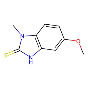 5-methoxy-1-methyl-1H-benzimidazole-2-thiol structure