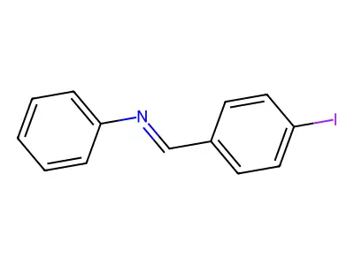 Benzenamine, N-[(4-iodophenyl)methylene]- structure